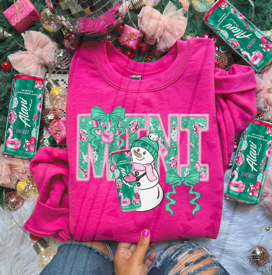 (Faux Embroidery) Winter Wonderland Mini DTF Prints