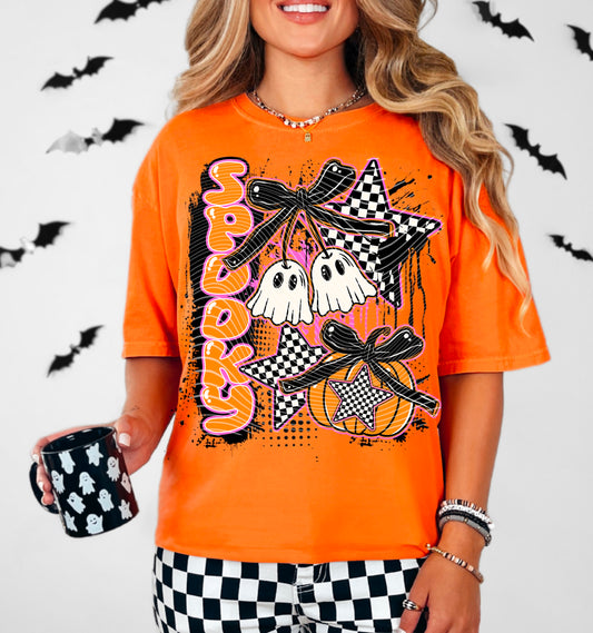 Spooky Pink Boo DTF Prints