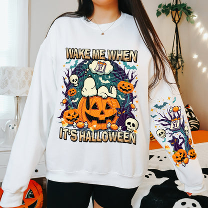 Wake Me When It’s Halloween DTF Print