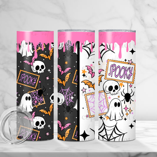 Spooky Stamps Tumbler Wrap