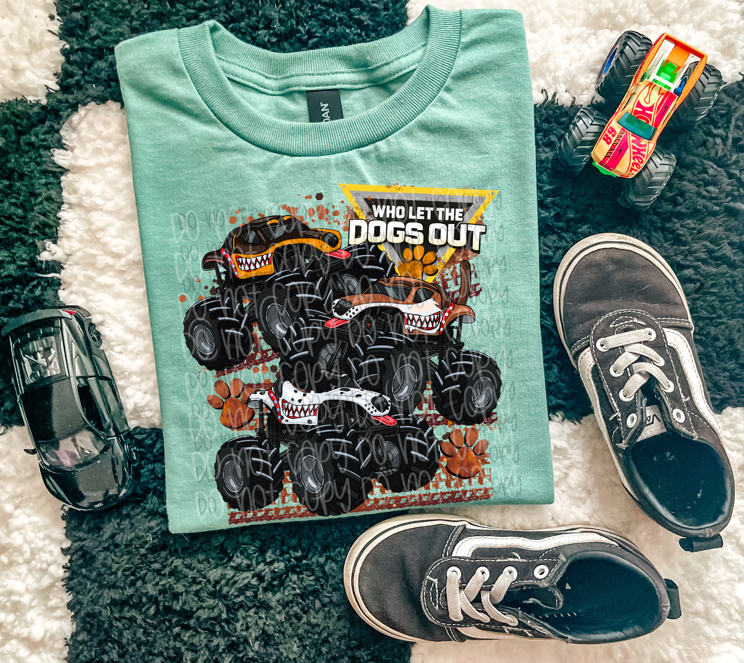 Who Let The Dogs Out (No Poodle) DTF Print