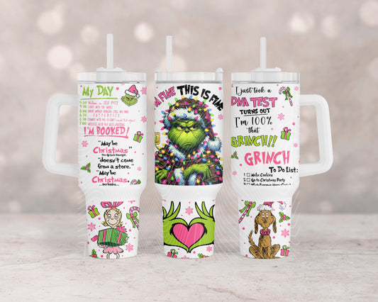 Everything’s Fine Christmas 40 ozTumbler Prints