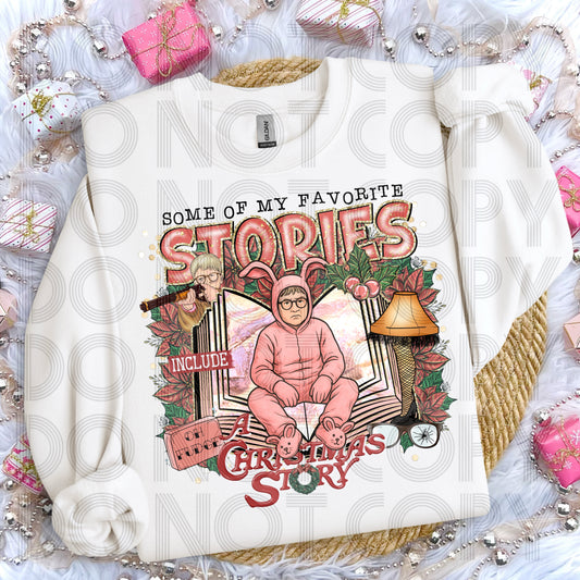 Favorite Stories Include A Christmas Story DTF Prints
