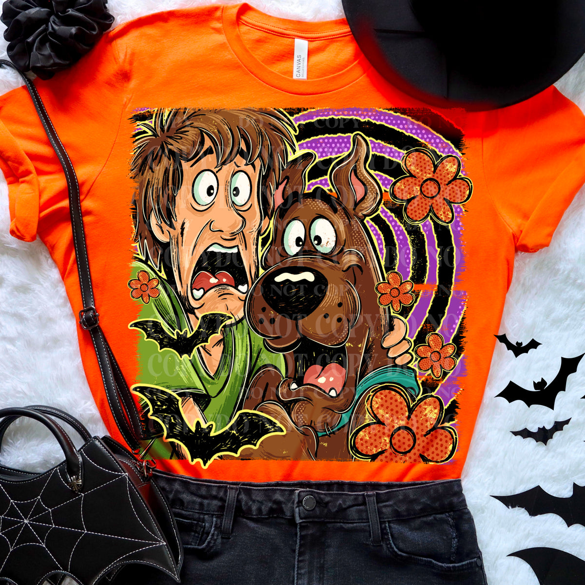 Scoob Selfie DTF Print