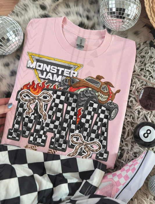 MJ Mutt Mama (with Bows) Faux Embroidery DTF Prints