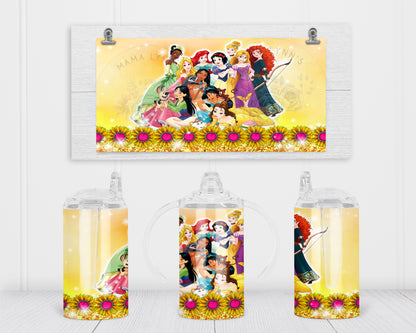 Yellow Floral Princesses