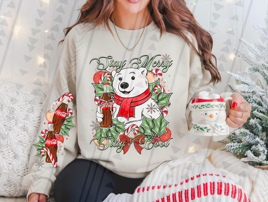 Stay Merry Stay Cool (Cola) DTF Prints