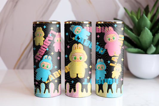 Pastel Drip Bubus Tumbler Wrap