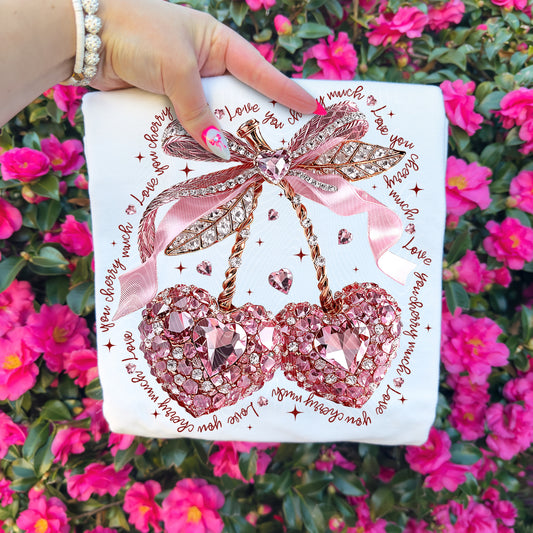 Love You Cherry Much DTF Prints