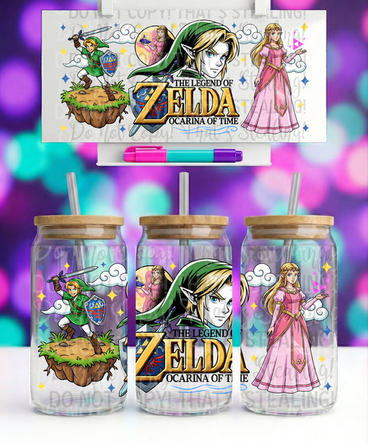 Zelda 16 oz Glass Wrap