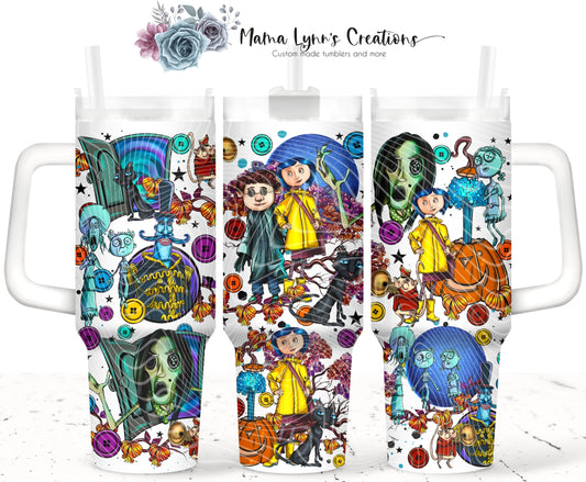 Halloween Coraline 40 Oz Print