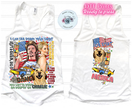 Dang Merica Style 1 DTF Print