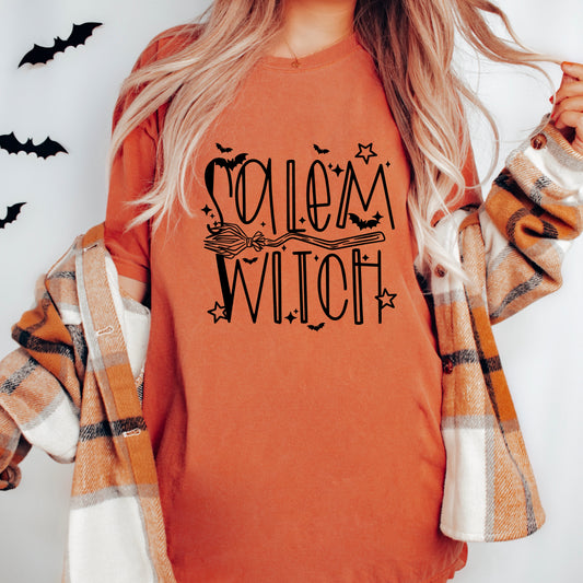 Salem Witch (Single Color) DTF Print