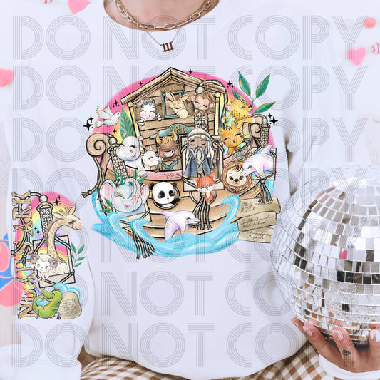 Noah’s Ark Macrame DTF Prints