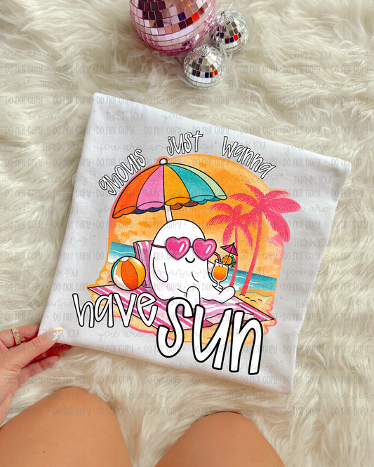 Ghouls Just Wanna Have Sun DTF Prints