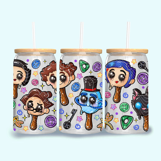 Coraline Ice Cream 16 oz Glass Wrap