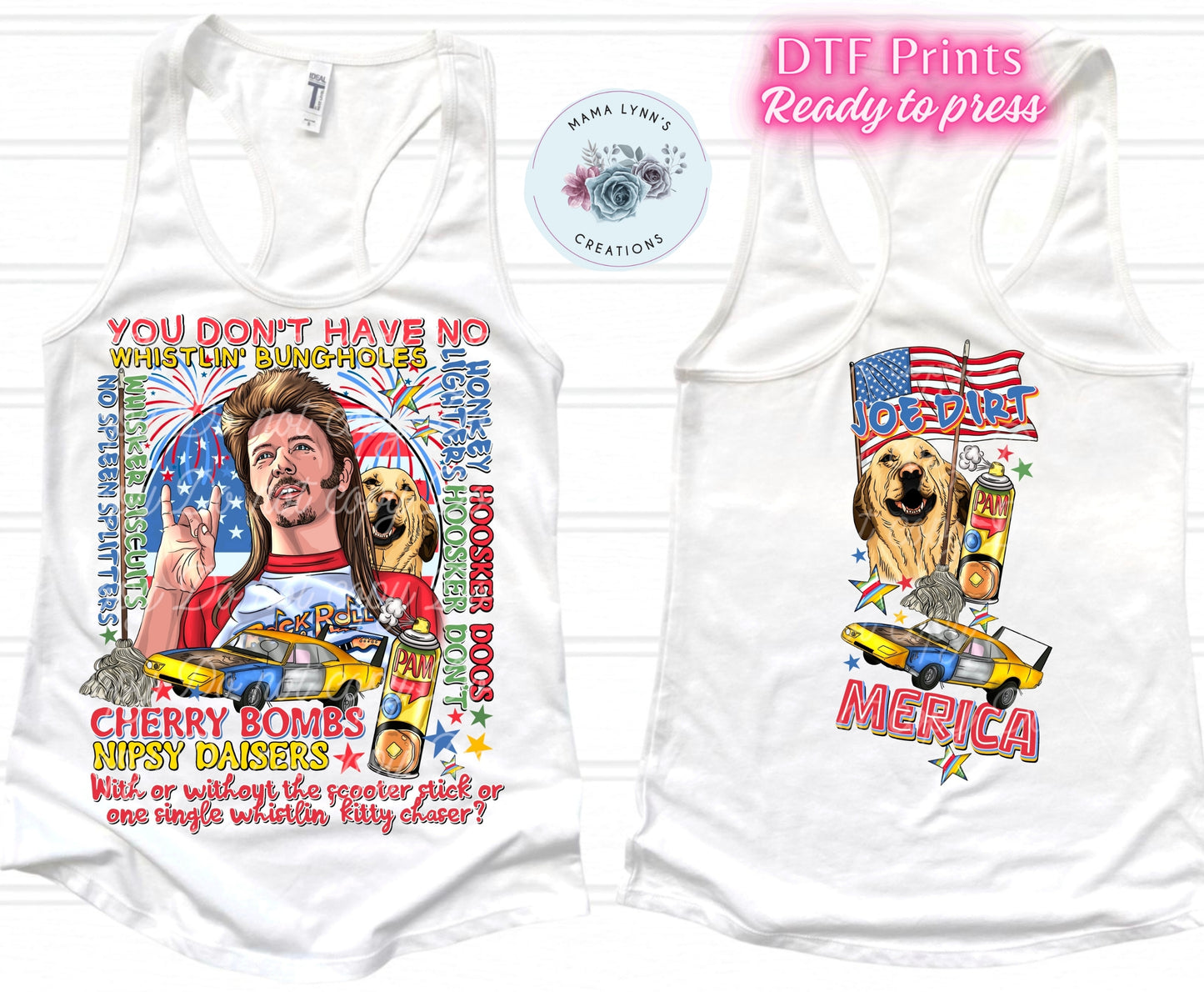 Dang Merica Style 2 DTF Print