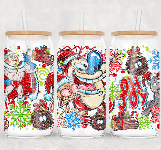 Oh Joy 90’s Christmas 16 oz Glass Wrap