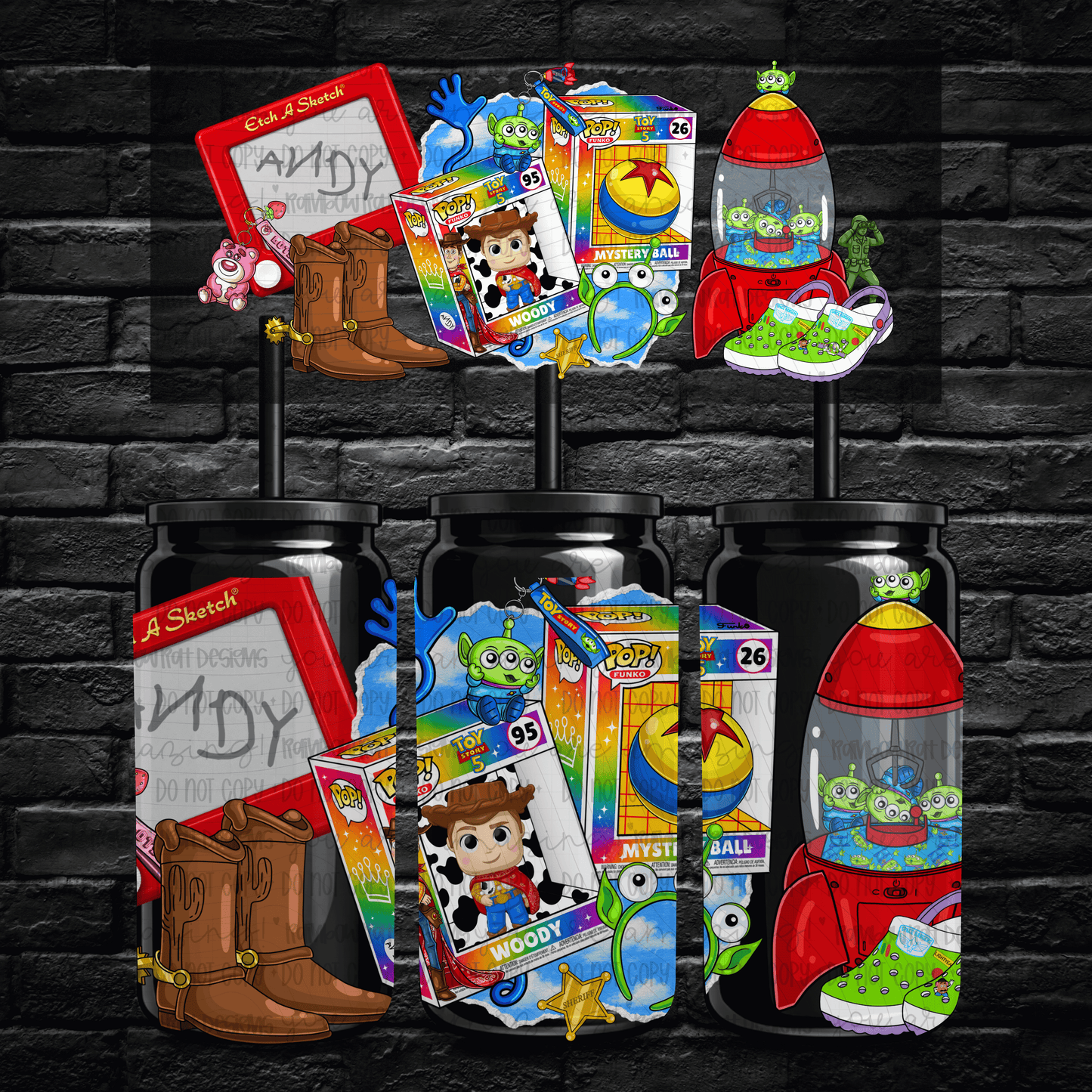 Collector Box Woody 16 oz Glass Wrap