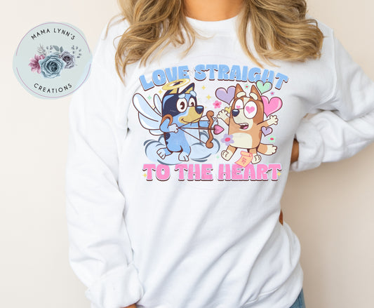 Love Straight To The Heart, Dog Family, Valentine Htv Transfer