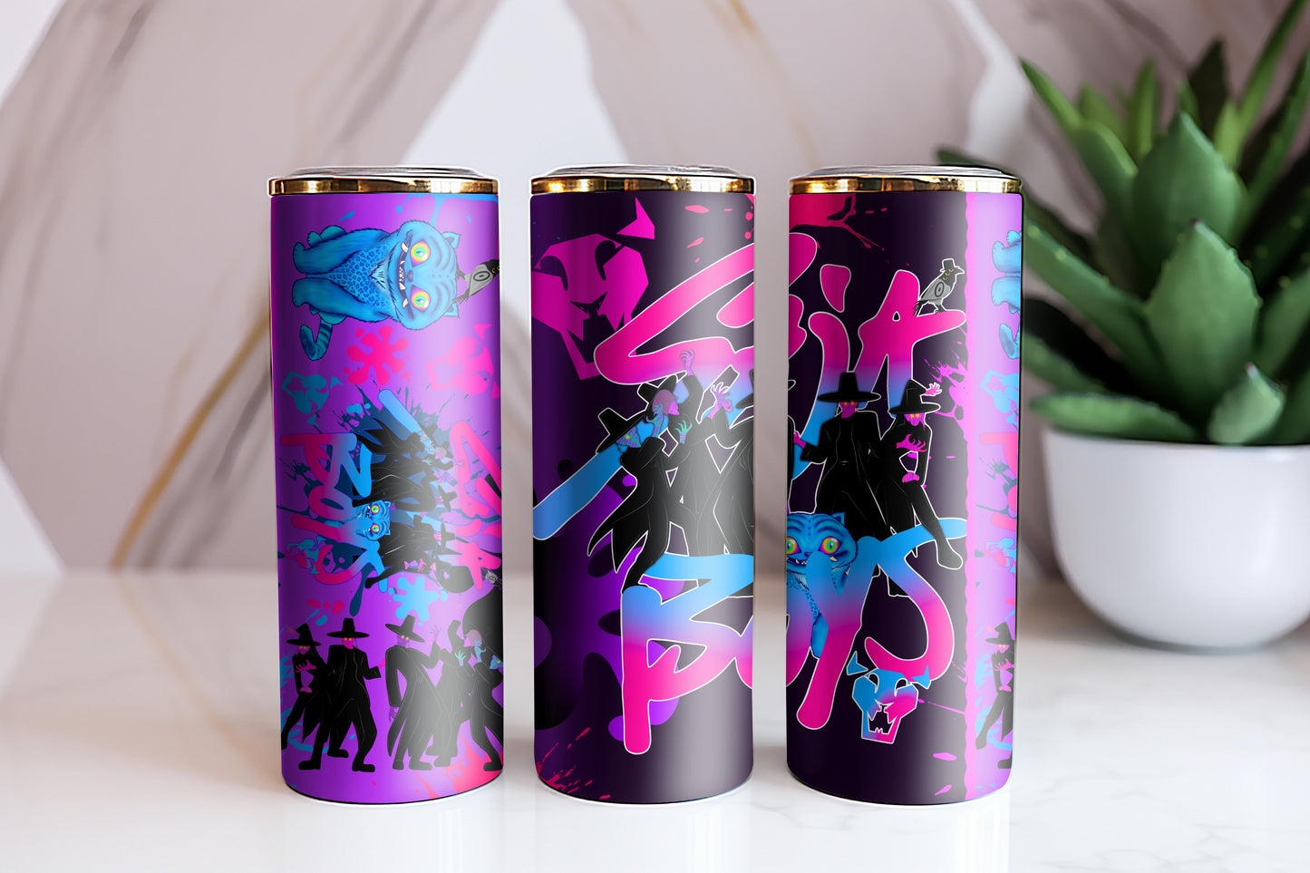 Kpop Saja Boys Tumbler Wrap