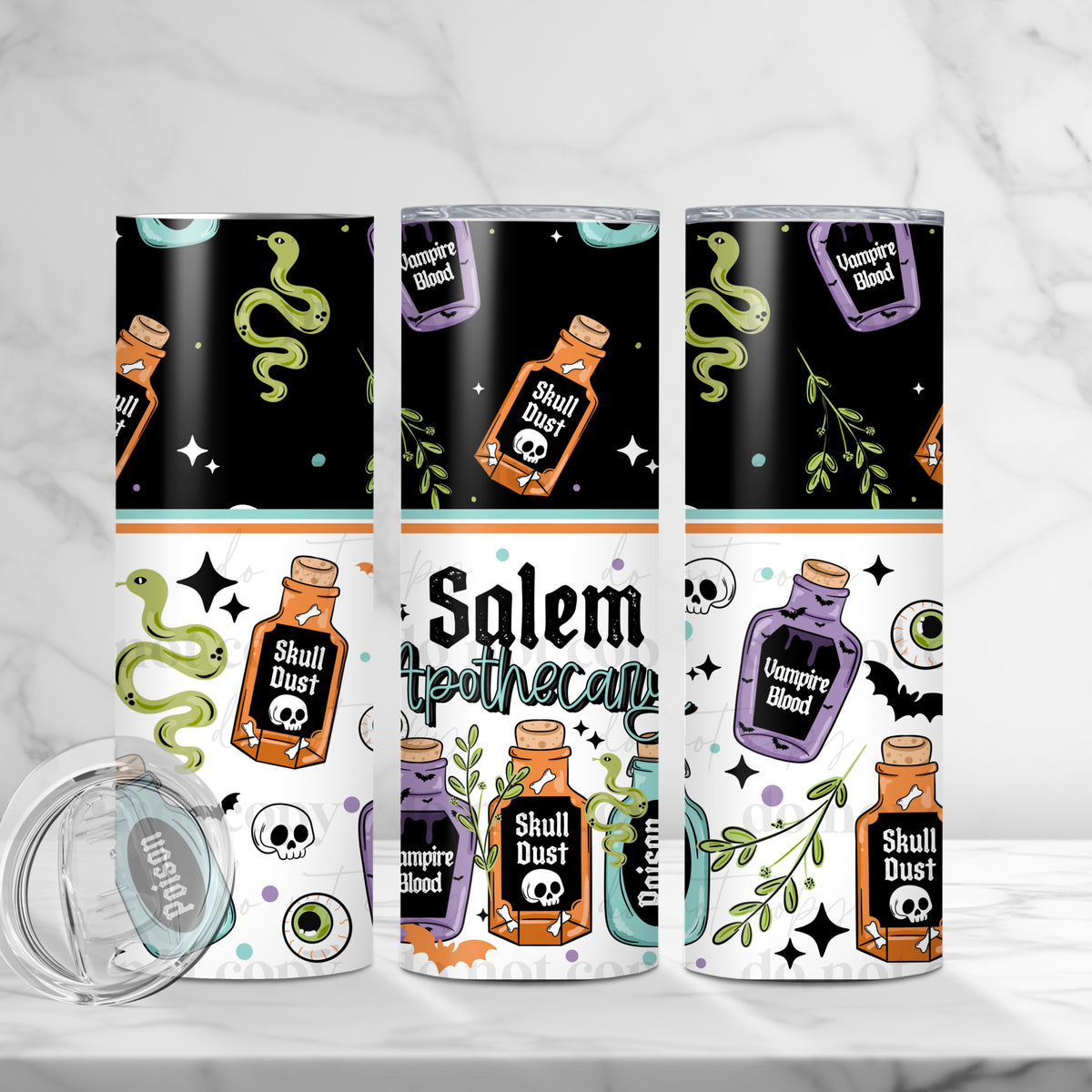 Salem Apothecary Tumbler Wrap
