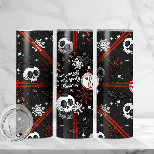 Have Yourself A Very Spooky Christmas Tumbler Wrap