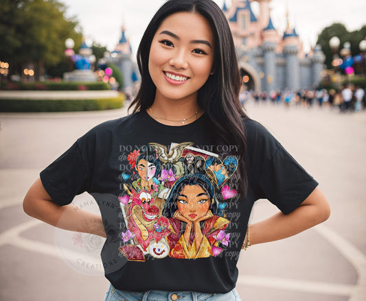 Mulan DTF Print