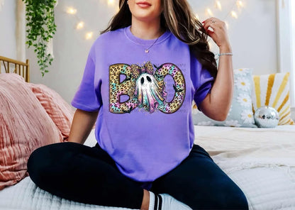 Boo Leopard Ghost DTF Prints