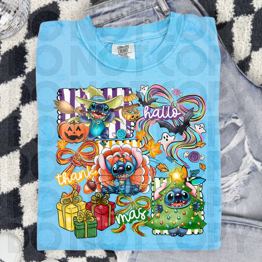 Hallo-Thank-Mas Stitch DTF Prints