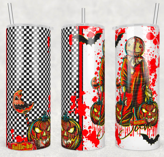 Horror Scarecrow Tumbler Wrap