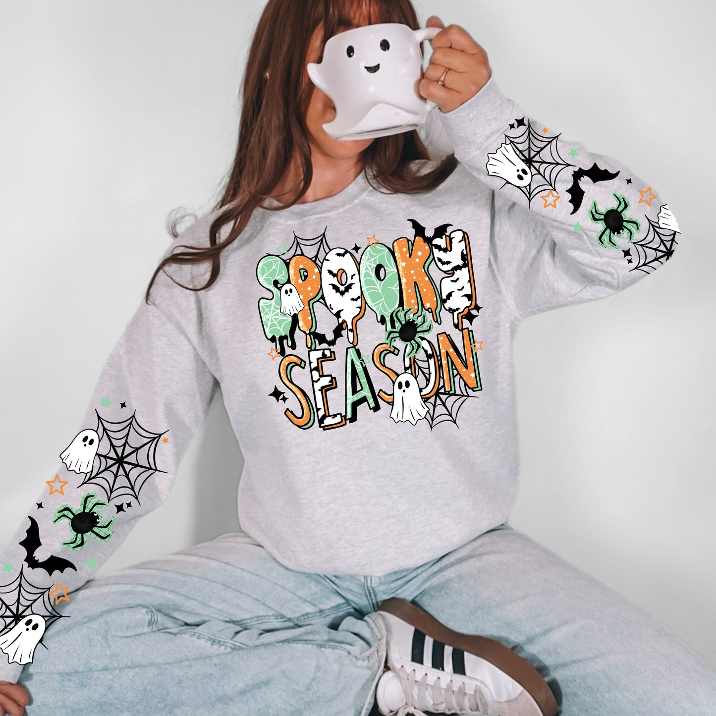 Spooky Season (Mint & Orange) DTF Print