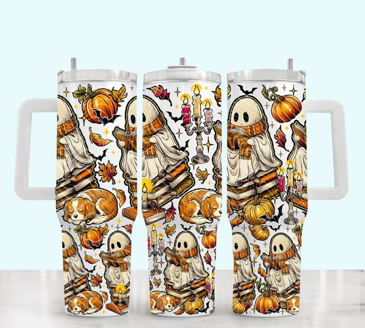 Cozy Weather Makes Reading Better 40 oz Tumbler Prints