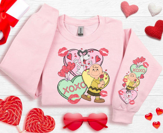 Peanuts Valentines DTF Print