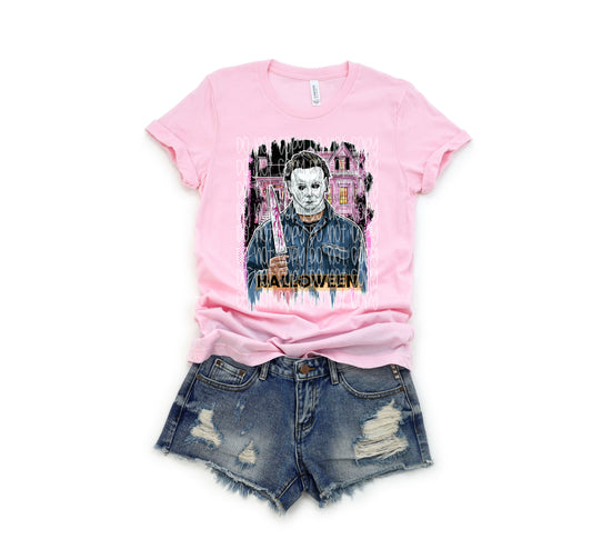 Pink Michael Halloween DTF Print