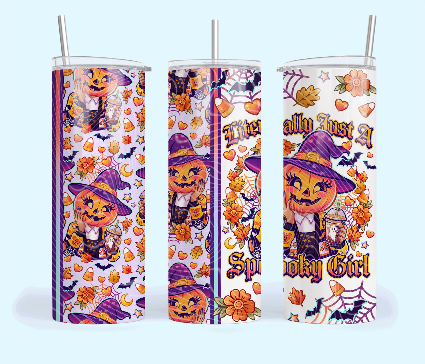 Literally Just A Spooky Girl Tumbler Wrap