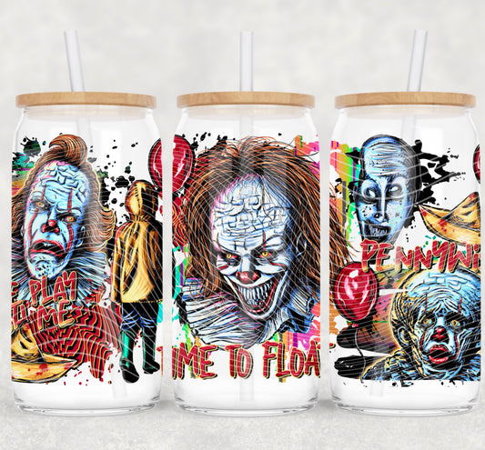 Time To Float 16 oz Glass Wrap