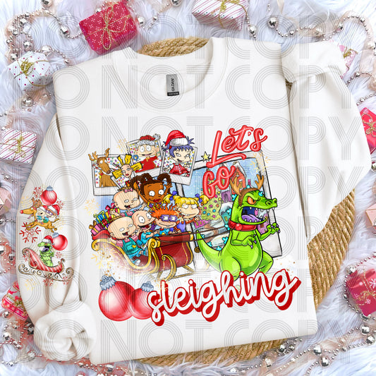 Let’s Go Sleighing (Rugrats) DTF Print