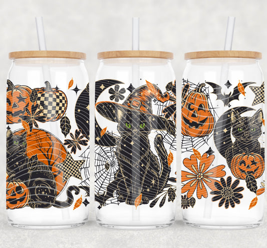 Black Cat Apothecary 16 oz Glass Wraps