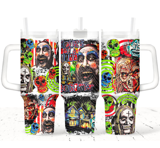 1000 Corpses 40 oz Tumbler Prints
