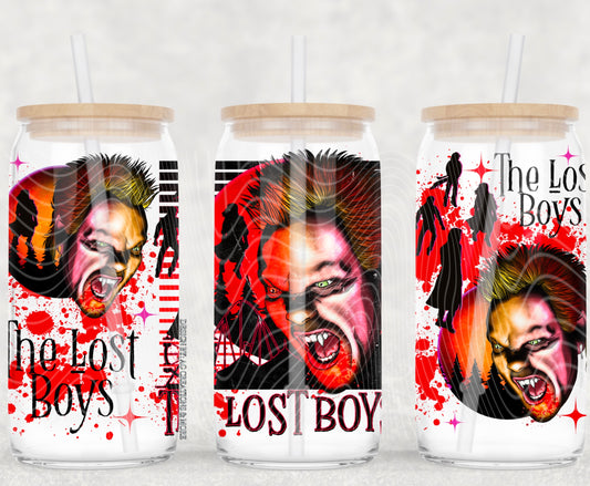 Vampire Lost Boys 16 oz Glass Can Wrap