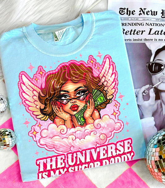 The Universe Is My Sugar Daddy (Medium Skin Tone) DTF Prints