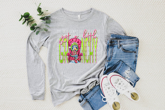 Just A Little Grinchy DTF Prints