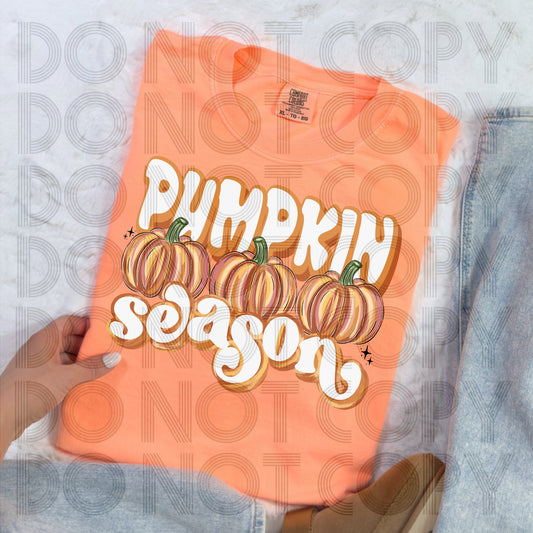 Pumpkin Season DTF Prints