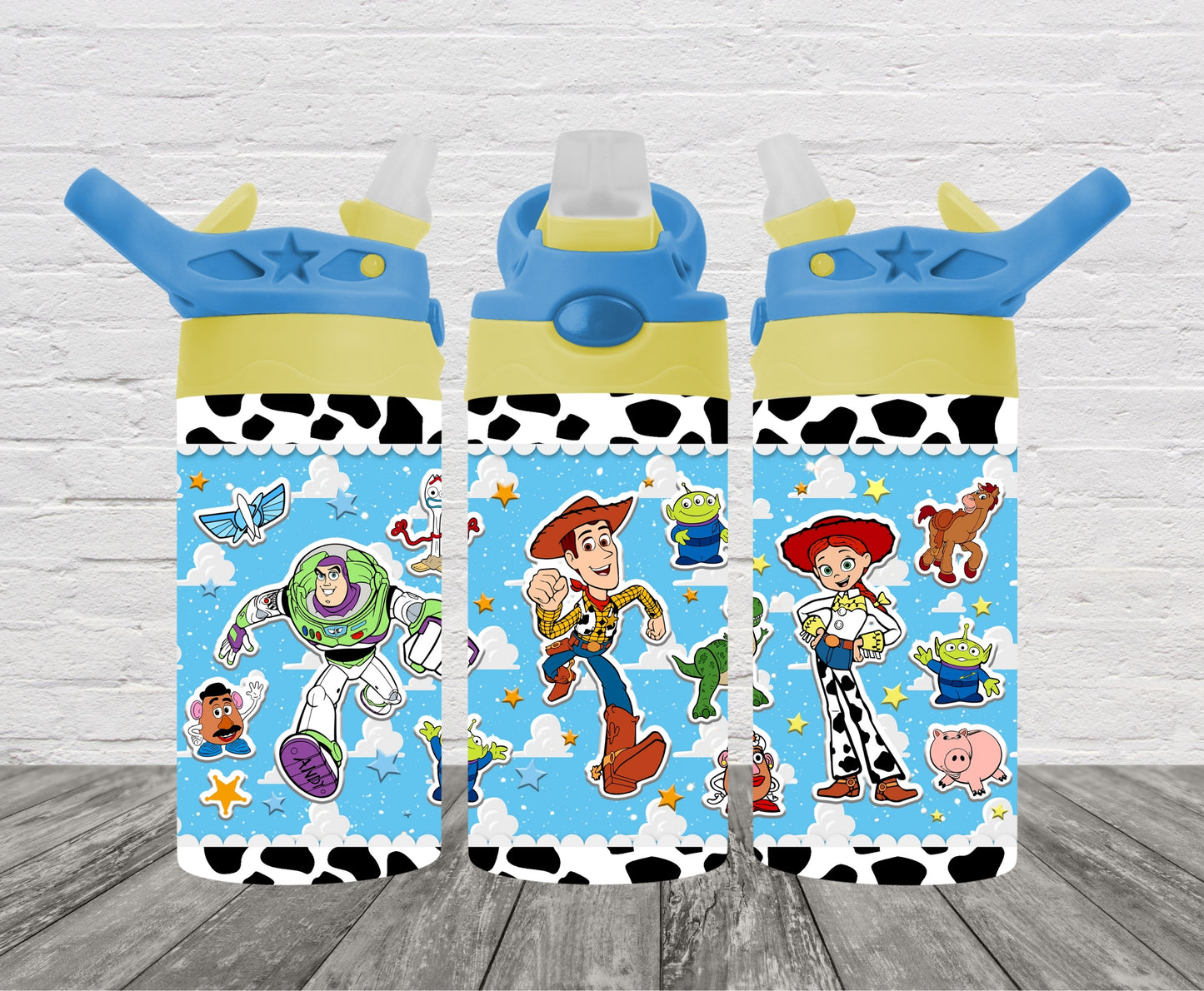 Toy Friends Cow Print Kids Tumbler Wrap