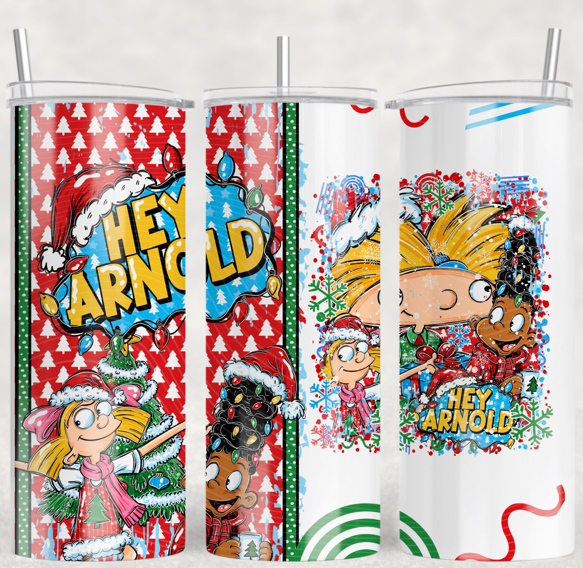 Arnold 90’s Christmas Tumbler Wrap