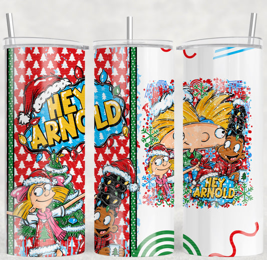 Arnold 90’s Christmas Tumbler Wrap