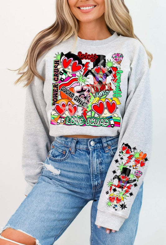 LovePuff Power Crush Girls  DTF Prints