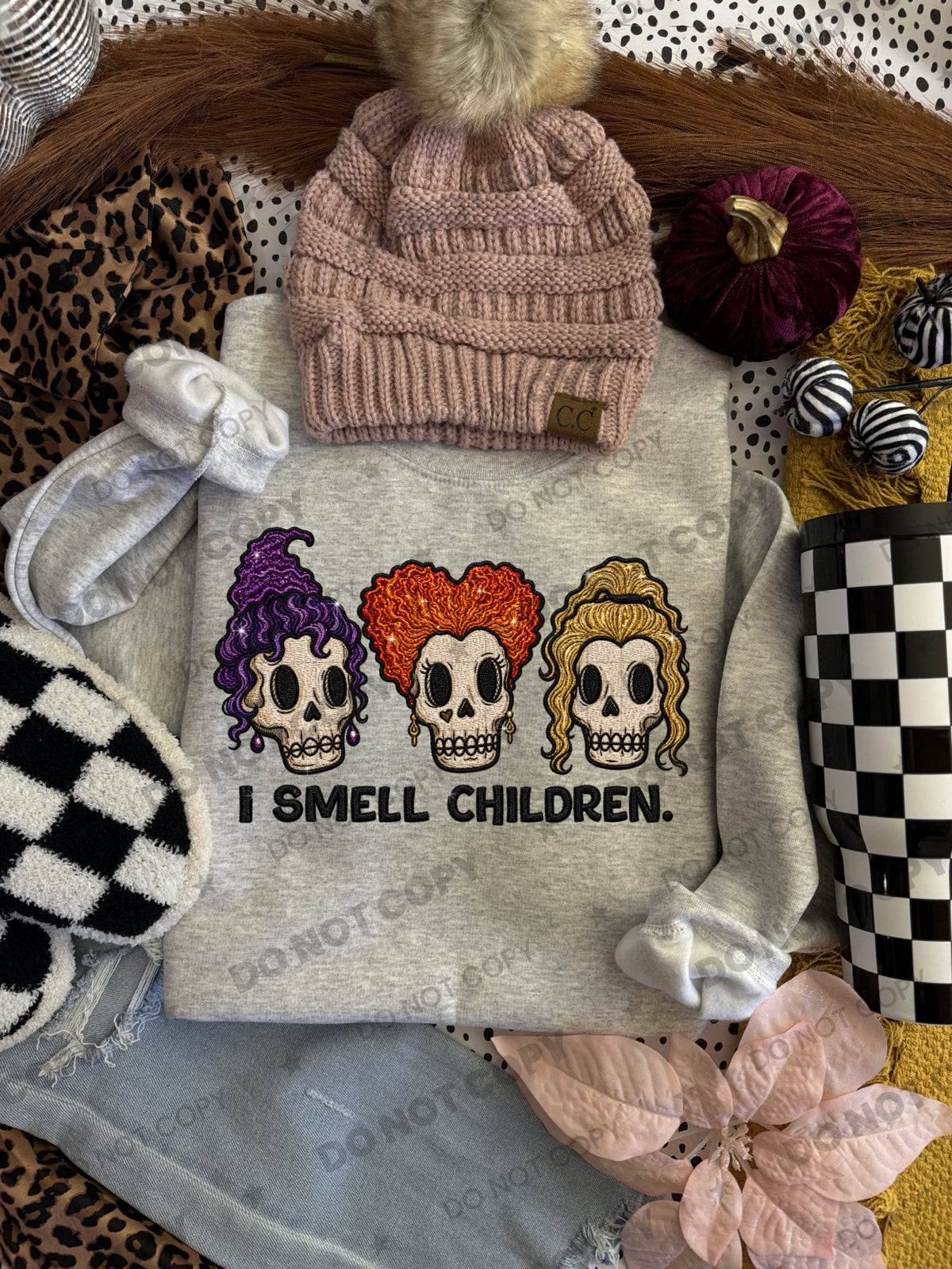 I Smell Children (Faux Embroidery) DTF Print