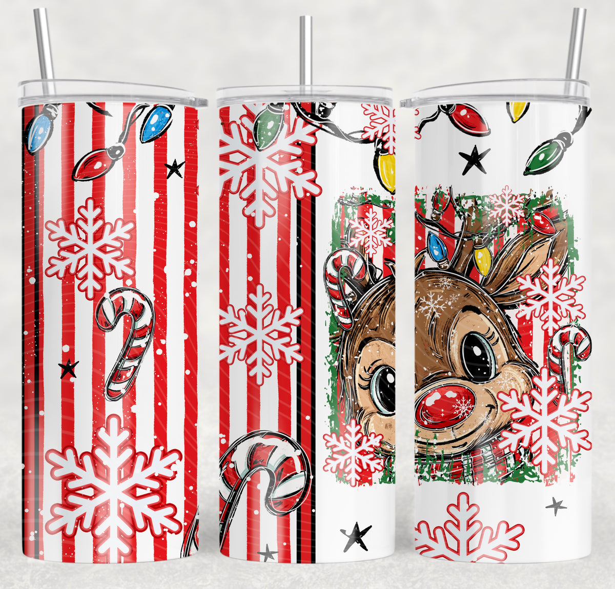 Reindeer Tumbler Wrap